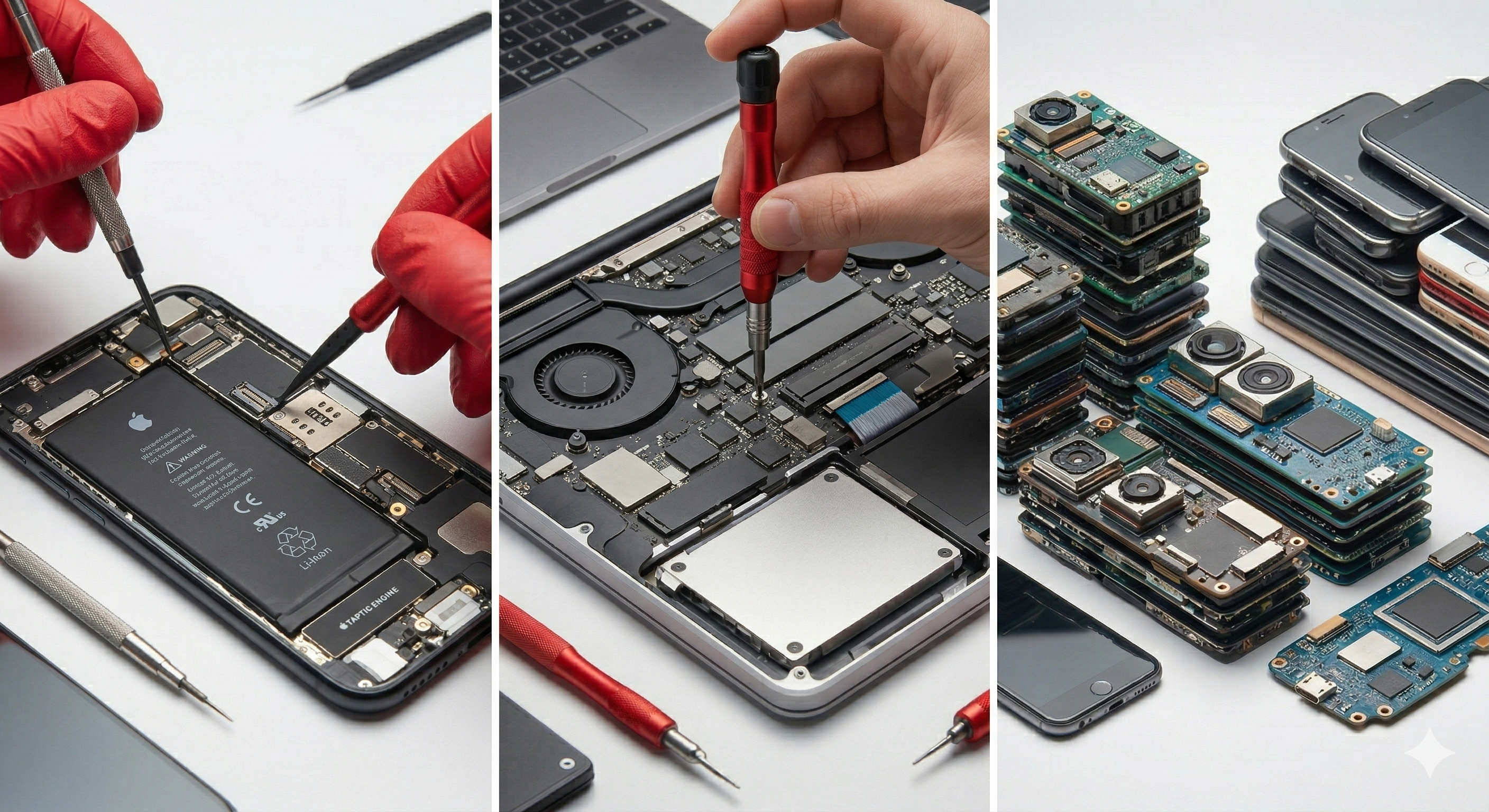 Réparation de composants électroniques